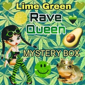Lime Green Rave Queen Mystery Box! Women's Size Small